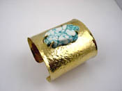 Cuff Raw Turquoise - Thumbnail Cuff Raw Turquoise - Thumbnail
